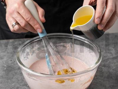 Aviečių blynai su žemės riešutų kremu ir varške Žingsnis 5