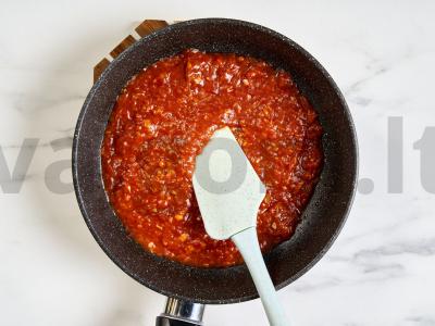 Rūgščiai saldus padažas su sultimis ir imbieru Žingsnis 4