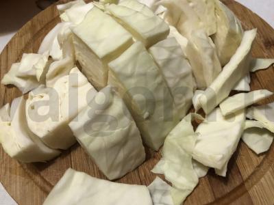 Kiaulienos troškinys su bulvėmis ir kopūstais Žingsnis 8