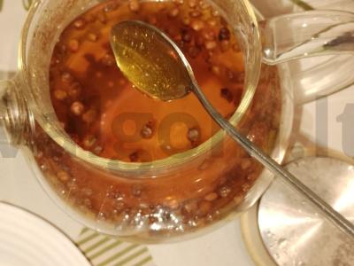 Šaltalankių arbata su medumi Žingsnis 3