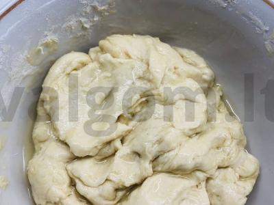 Mielinė tešla iš kvietinių miltų Žingsnis 3