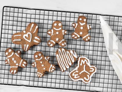 Cinamono-imbiro sausainiai su glajumi Žingsnis 7