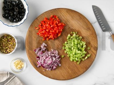 Įdaryti dietiniai kalmarai Žingsnis 2