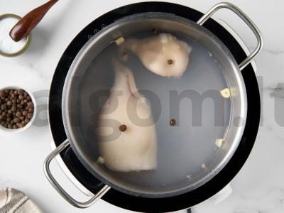 Įdaryti dietiniai kalmarai Žingsnis 3