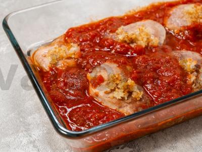 Kiauliena pomidorų padaže Žingsnis 6