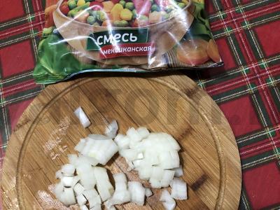 Skani perlų kruopų patiekalas su daržovėmis meksikietiškai Žingsnis 2