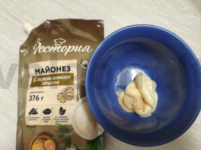 Salotas su nagetais arba stripsais Žingsnis 2