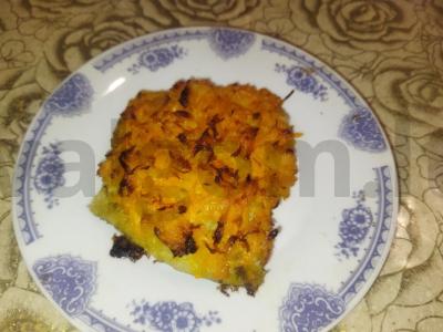 Keptas menkės filė su morkomis pagrindine nuotrauka