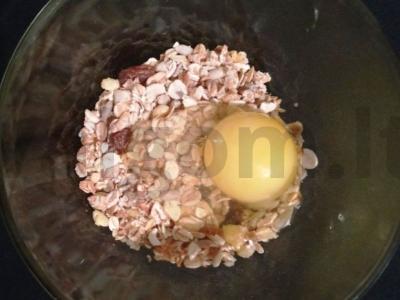 Avižų blynas su grietine Žingsnis 1