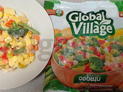 Omletas su žuvimi ir daržovėmis Žingsnis 2