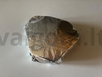 Krisčiai skrudinta duona su menkės kepenimis. Žingsnis 5