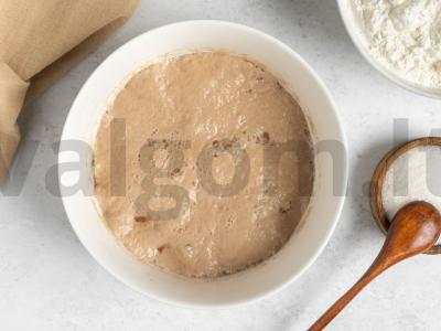 Sūrio pyragas su grietinėlės kremu Žingsnis 1