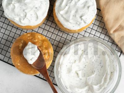 Sūrio pyragas su grietinėlės kremu Žingsnis 7