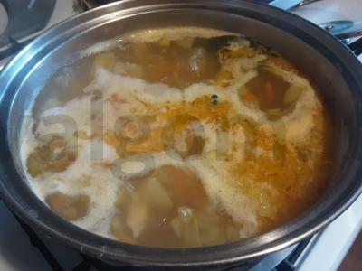 Upėtakio sriuba su lydytu sūriu Žingsnis 5