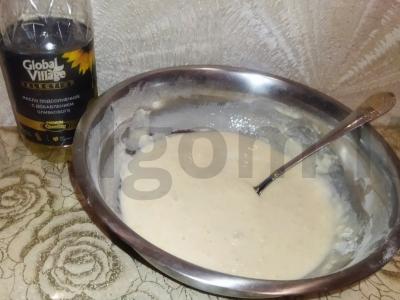 Bananų blynai su pienu Žingsnis 3