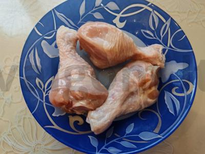 Plovas su vištiena ir agurku Žingsnis 1