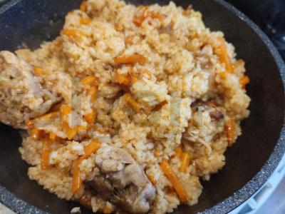 Plovas su vištiena ir agurku Žingsnis 13