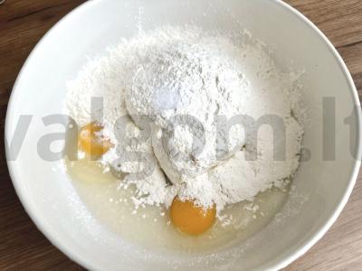 Tortas su lašiša ir avokadu Žingsnis 1