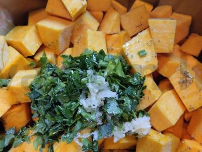 Aromatingas moliūgas su sūriu Žingsnis 3