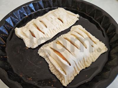 Švelnūs sluoksniai su obuoliais Žingsnis 3