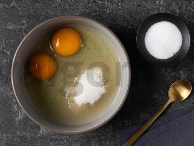 Šokoladiniai blynai su pienu Žingsnis 1