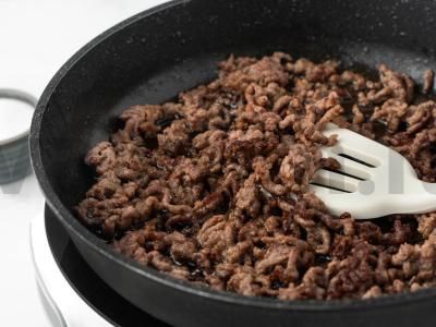 Makaronų ir faršo apkepas Žingsnis 1