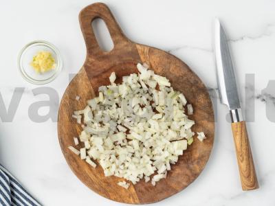 Makaronų ir faršo apkepas Žingsnis 3