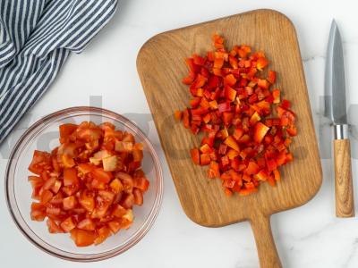 Makaronų ir faršo apkepas Žingsnis 4