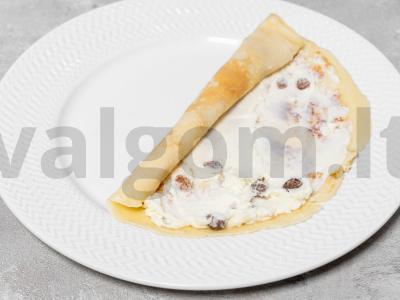 Blynai su išrūgomis ir varškės įdaru Žingsnis 5