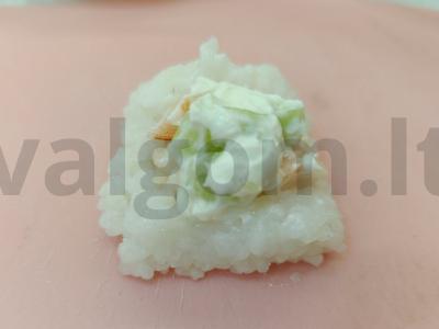 Onigiri su krevetėmis Žingsnis 5