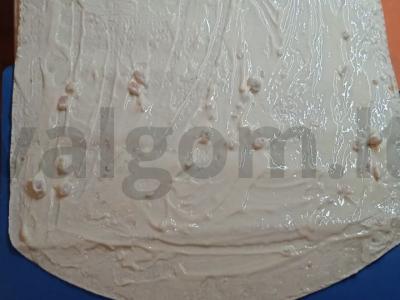 Mini vyniotiniai iš lavašo su morkomis ir lydytu sūriu Žingsnis 1