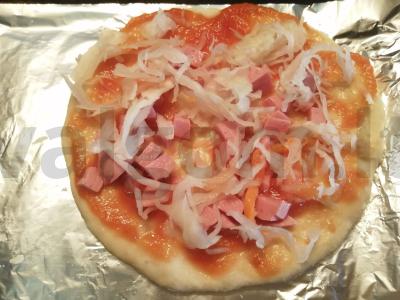 Pica su raugintomis kopūstais „Neįprasta“ Žingsnis 5