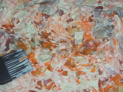 Tilapija, kepta su daržovėmis ir sūriu Žingsnis 10