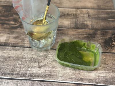 Kokosų blynai su pistacijų šokoladu Žingsnis 4