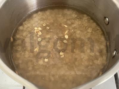 Avižinė košė su džiovintais vaisiais ir razinomis Žingsnis 2