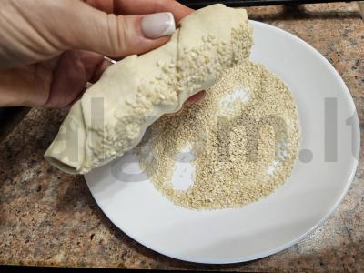 Sultingi dešrelės tešloje Žingsnis 3