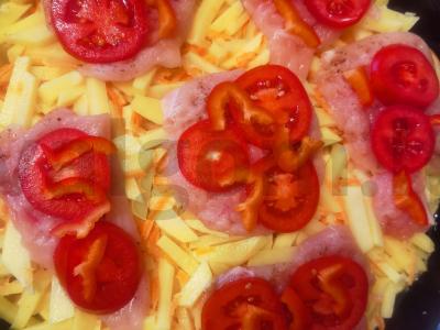 Bulvės su steiku Žingsnis 4