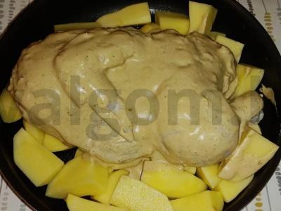 Pagrindinis patiekalas „Sotūs vyras“ Žingsnis 6