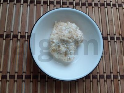 Purūs varškėčiai su manų kruopomis pusryčiams Žingsnis 4