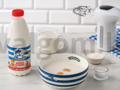 Blynai medaus-grietinėlės padaže Žingsnis 1