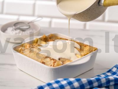 Blynai medaus-grietinėlės padaže Žingsnis 8