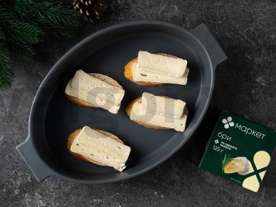 Brusketa su brie sūriu ir obuoliu Žingsnis 2