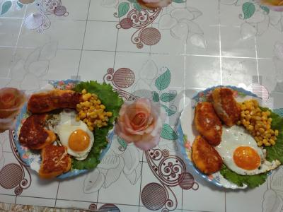 Kiaušinienė su nuggetais ir kukurūzais Žingsnis 5