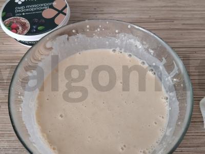 Popoveriai su maskarponė Žingsnis 3