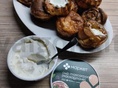 Popoveriai su maskarponė Žingsnis 6