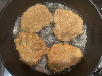 Kiaulienos nugarinės šnicelis vakarienei Žingsnis 5