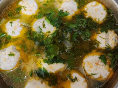 Indėnų mėsos kukulių sriuba Žingsnis 3