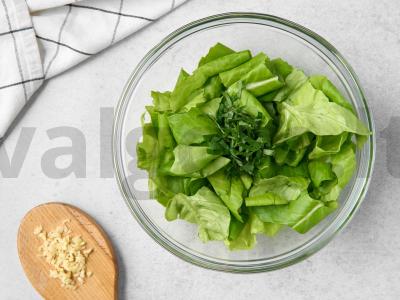 Daržovių salotas su balzaminiu padažu Žingsnis 1