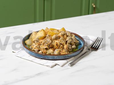 Vištienos širdelės su morkomis pagrindine nuotrauka