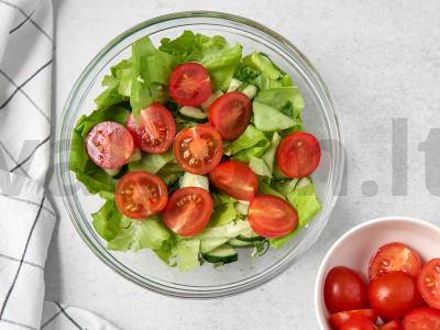 Daržovių salotas su balzaminiu padažu Žingsnis 3